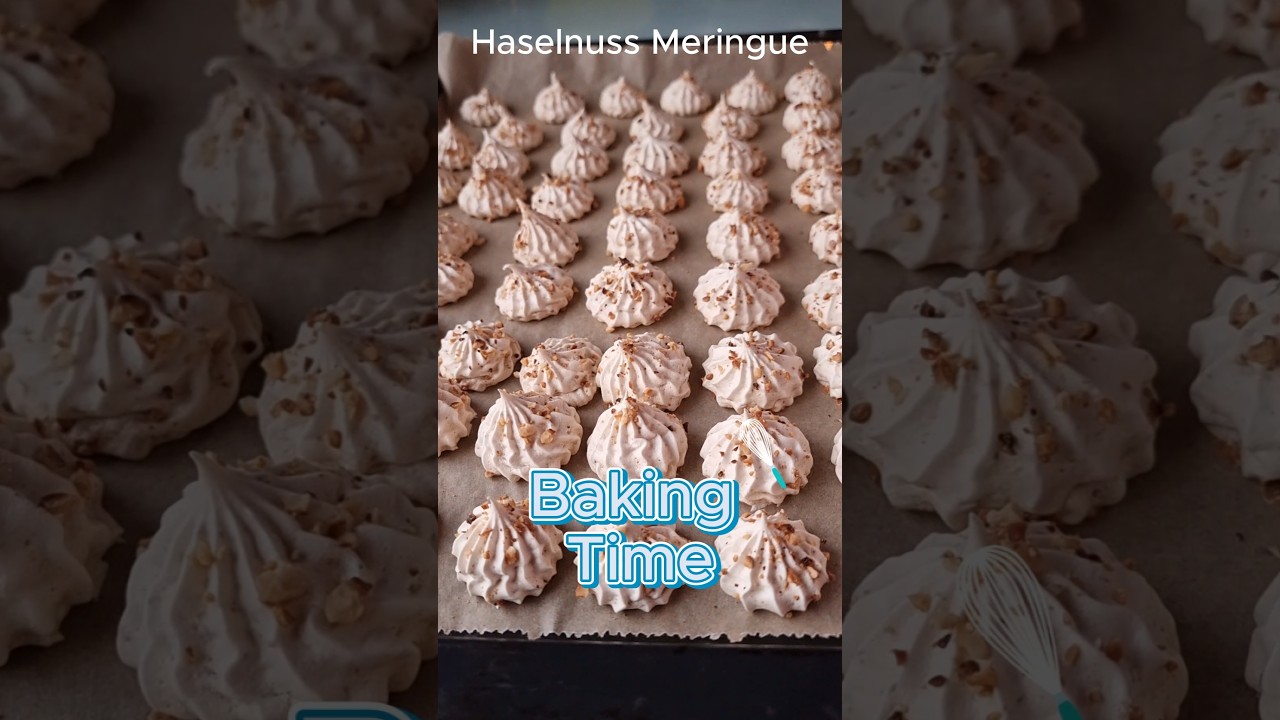 Haselnuss Meringue selber machen #silkeswelt #baiser #meringue