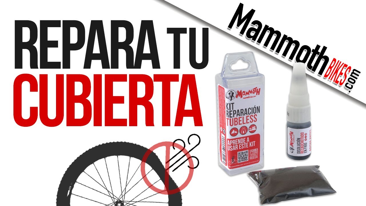 Cómo reparar una cubierta de bicicleta tubeless