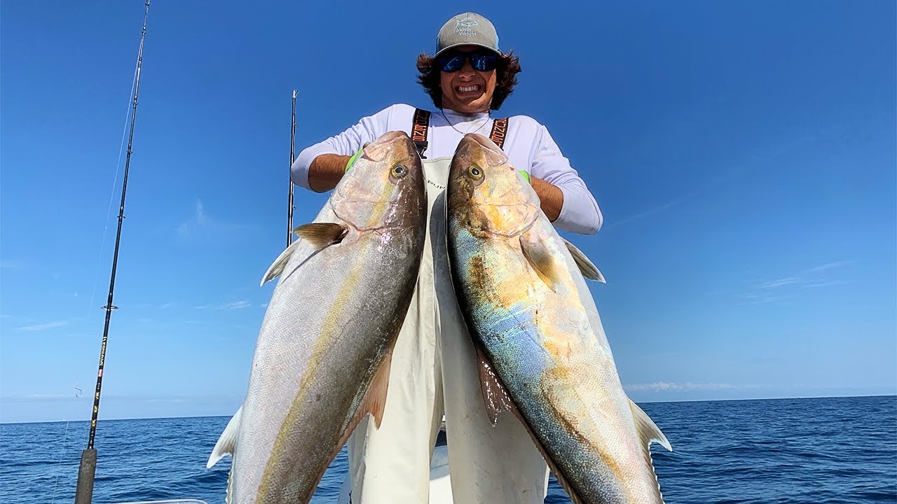 The STRONGEST Fish in the Ocean... Commercial Amber Jack Fishing (Commercial Fishing)