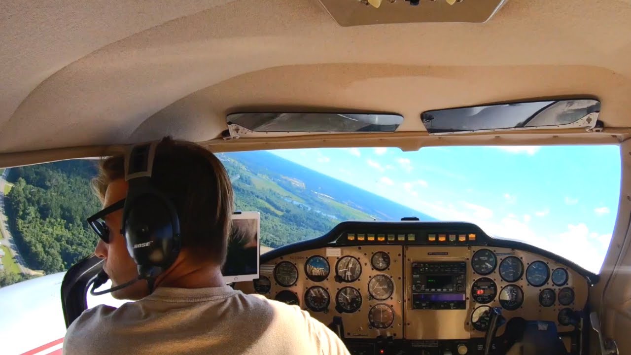 Return Flight To KPXE (Perry, GA) - In The Cessna 310 From KMHP (Metter, GA)