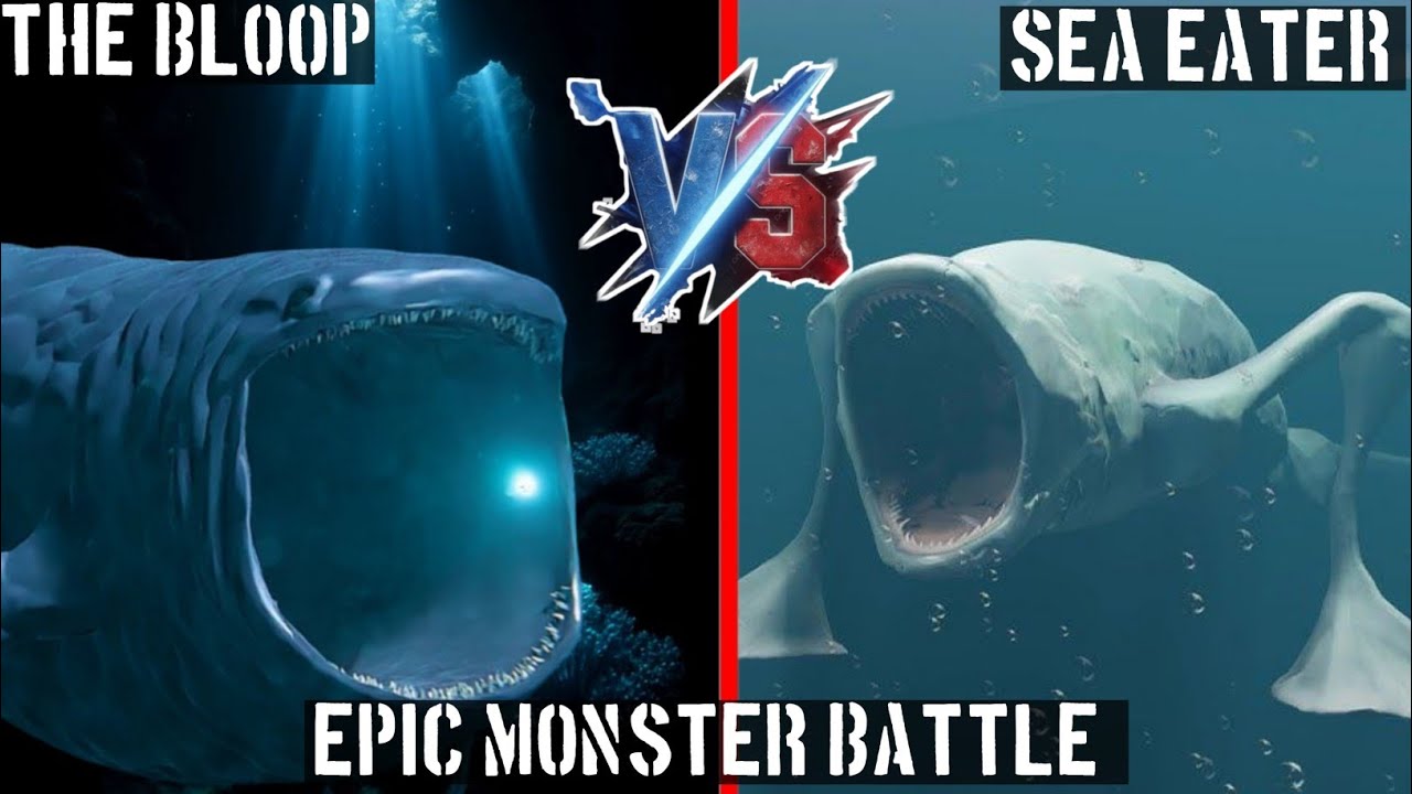 THE BLOOP vs SEA EATER | Ultimate Deep Sea Monster Battle