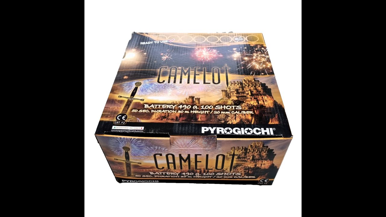 Batteria Camelot 100 colpi by Pyrogiochi.
