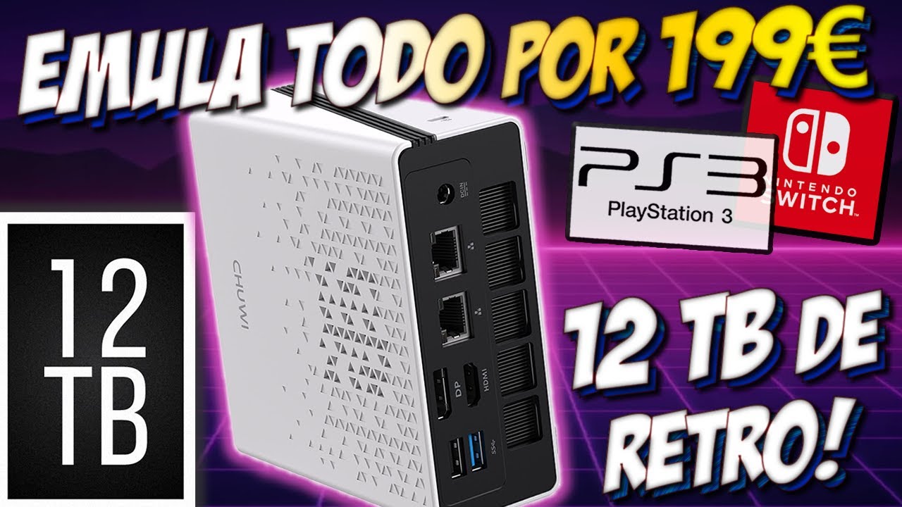 🟢Desbloqueo el Potencial del Mini PC CHUWI UBox con Ryzen 5 6600H y le pongo el HyperSpin de 12Tb!