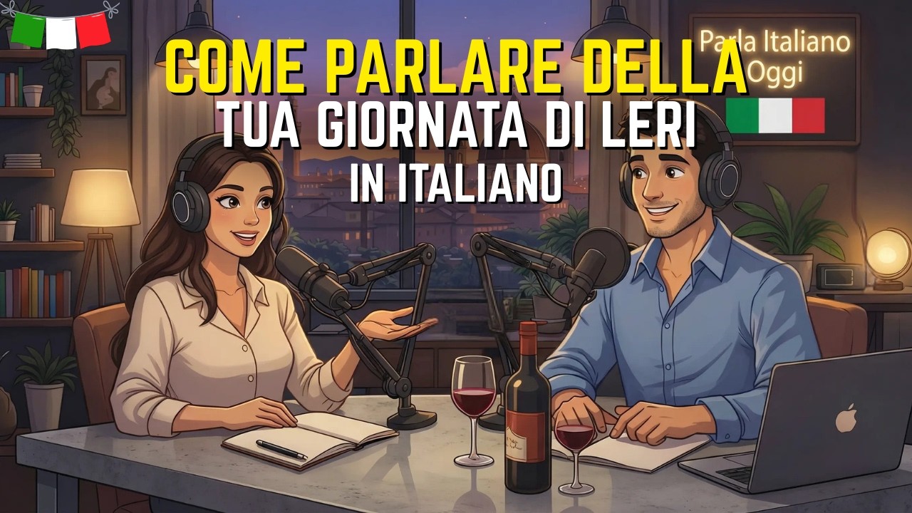 How to Talk About Yesterday in Italian | Passato Prossimo Made Easy #italianpodcast