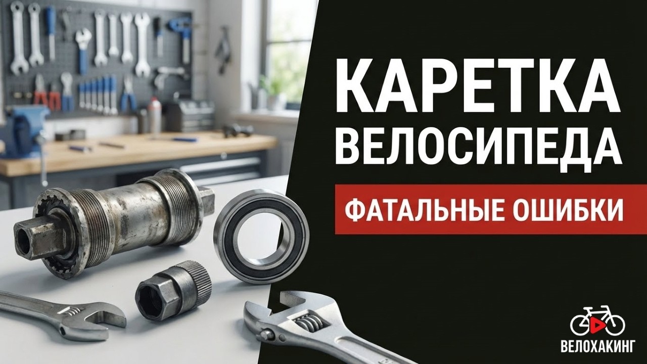 Каретка велосипеда - ошибки обслуживания, которые убивают ресурс