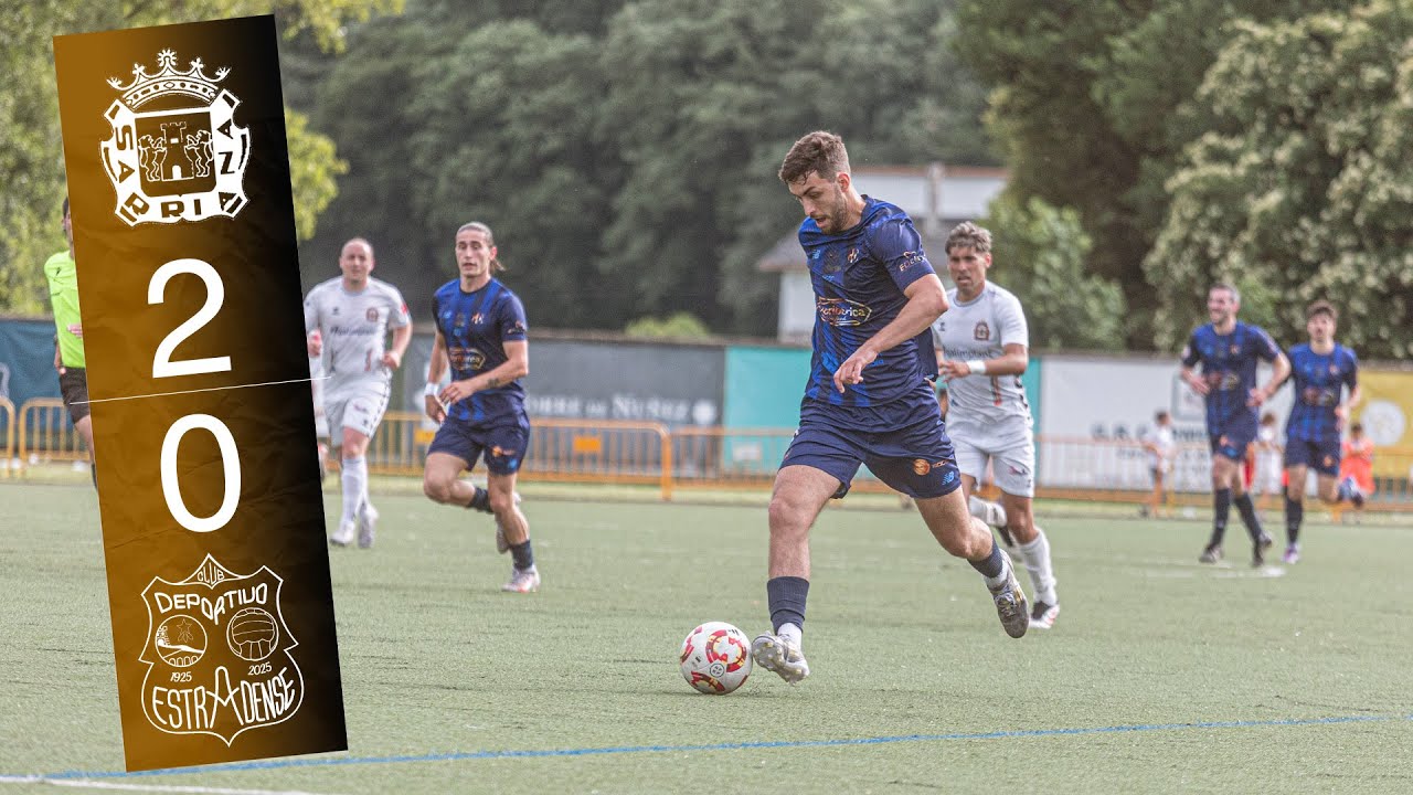 📊 Resumo final PLAYOFF 2ª RFEF - Grupo 1: SD Sarriana 2-0 CD Estradense