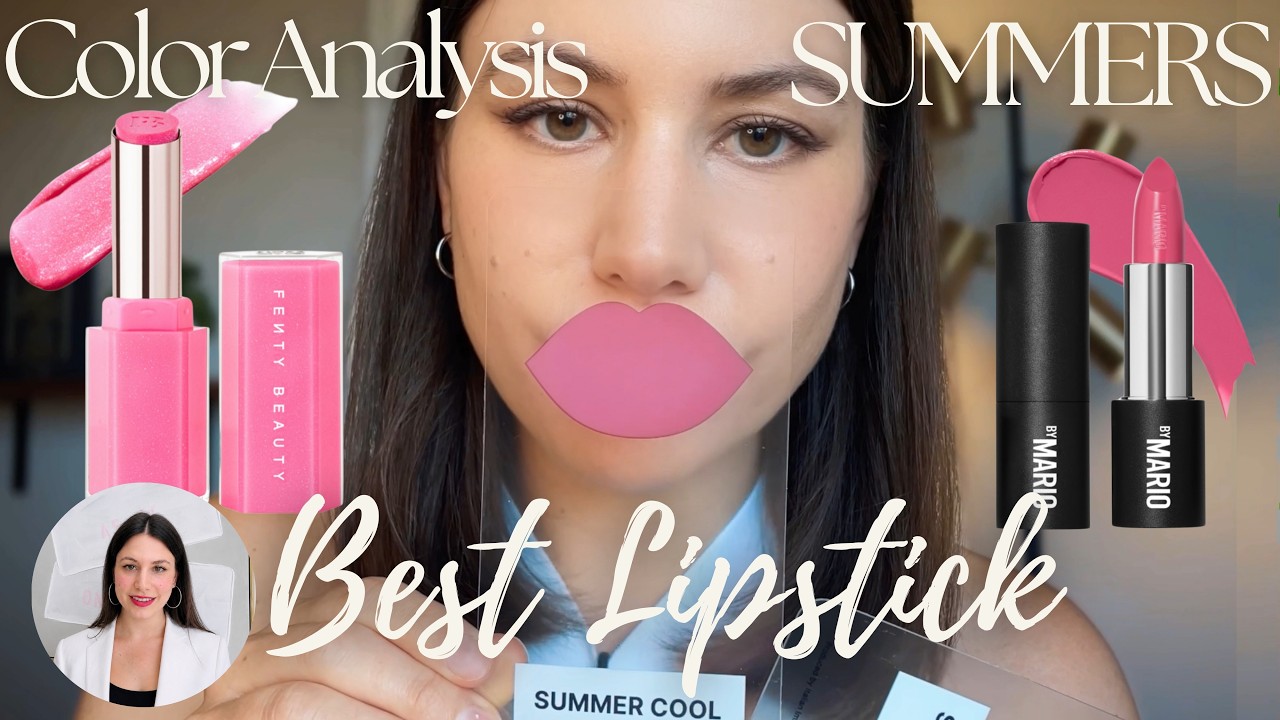 Best Lipstick💄Shades for Summer Color Types | True Summer, Light Summer, Cool Summer & Soft Summer