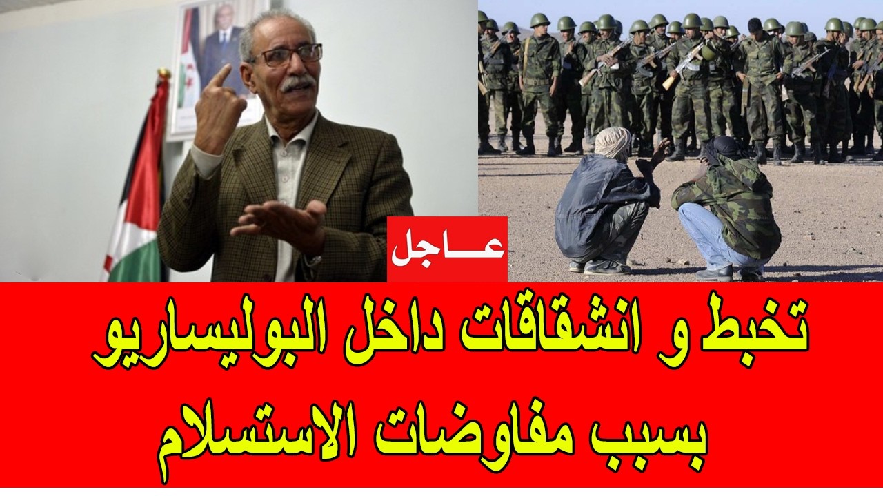 عاجل : انشقاقات و تخبط داخل البوليساريو بسبب مفاوضات الاستسلام