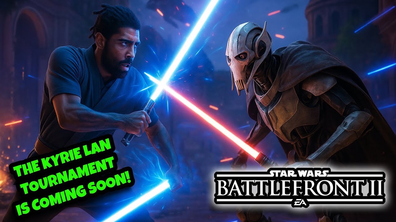 The KYRIE BATTLEFRONT 2 LAN TOURNAMENT Is In The Works | Kyrie Irving Plays Star Wars Battlefront 2