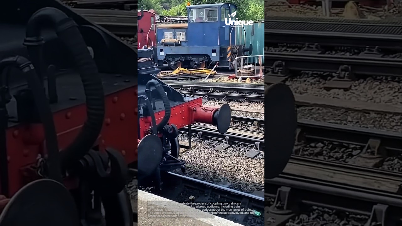 Train coupling: connecting railway cars