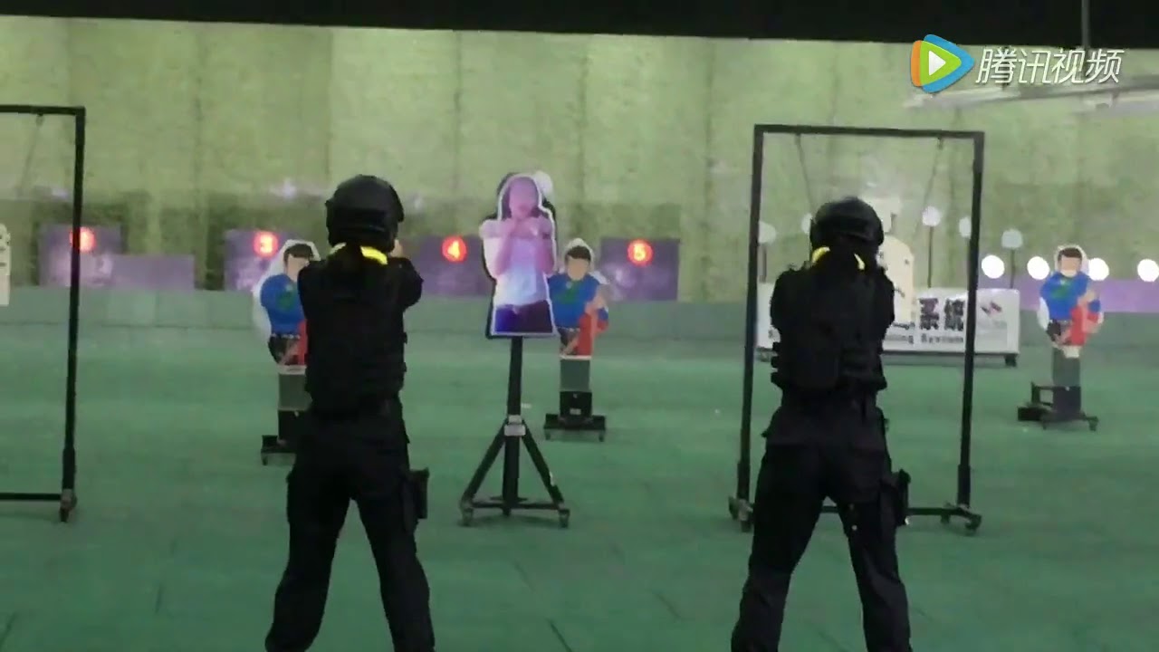 天津特警金鹰突击队战术训练  Jin ying commando of tianjin SWAT tactical drill