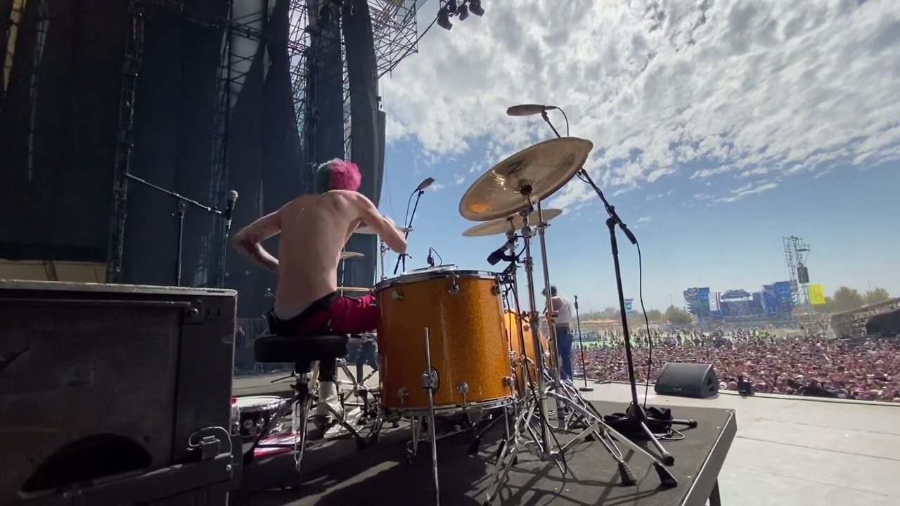think about me drum cam @ lollapalooza chile