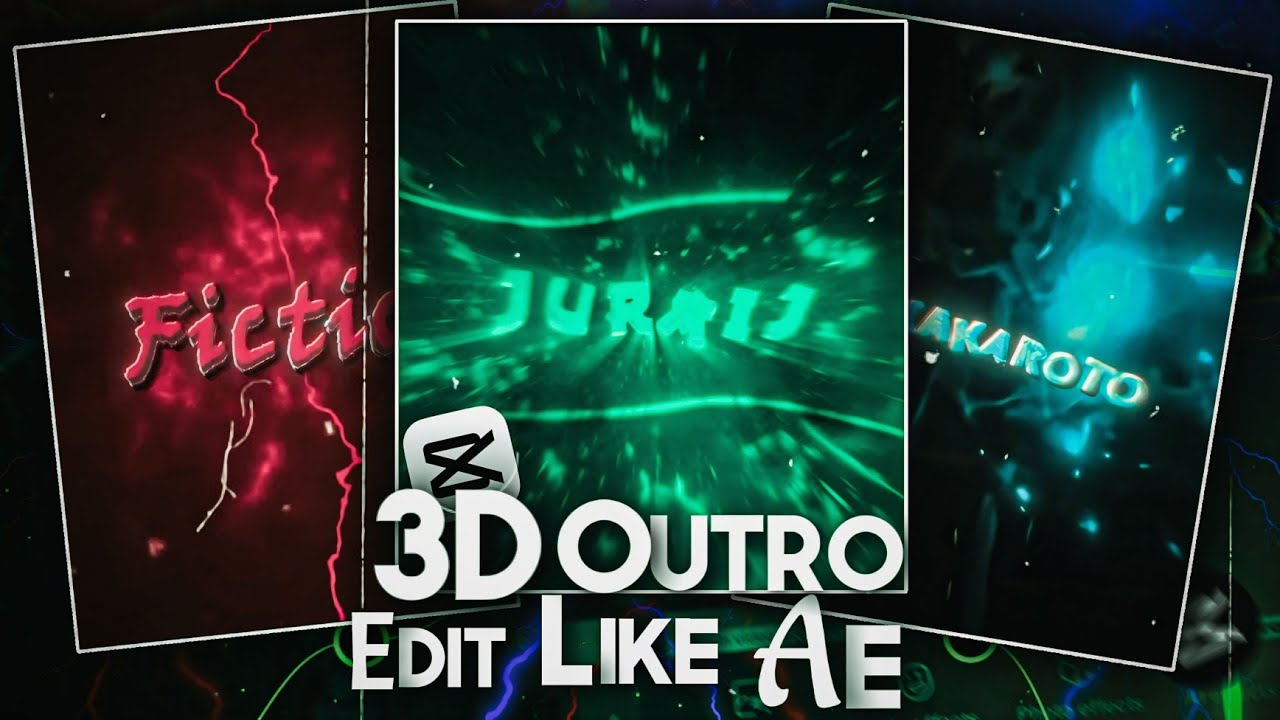 Trending 3d Outro!! How to Make 3d Outro on Capcut!! Capcut Tutorial