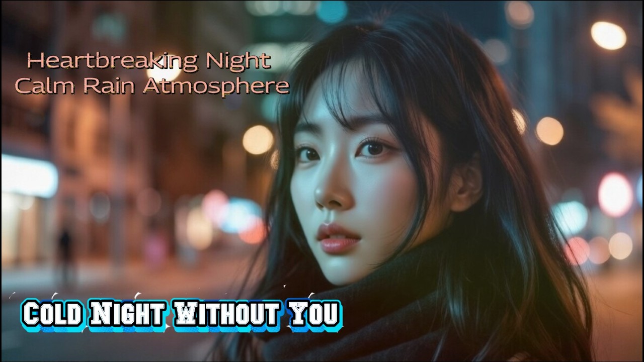 Cold Night Without You 🌙 Calm Rain Night Music for Sleep, Relax & Healing (Full Album)