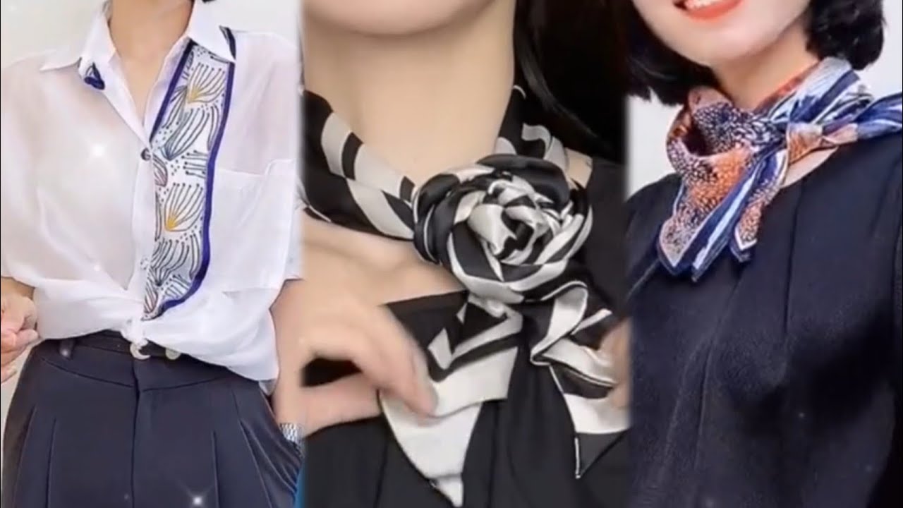 How to tie scarf around neck. How to tie a bandana around your neck.