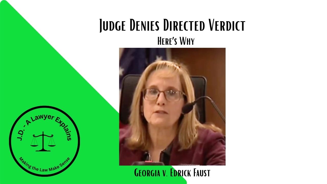 “No Conflict in the Evidence” — The Brutal Directed Verdict Standard (GA Trial)