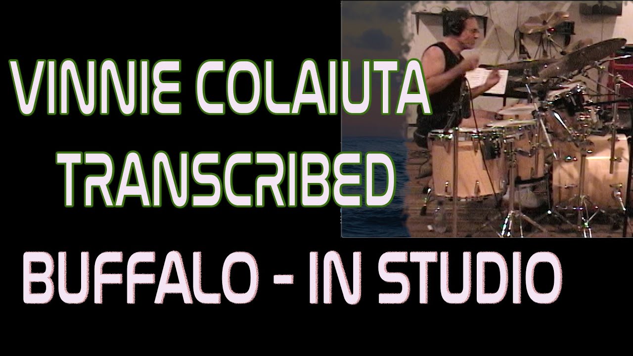 Vinnie Transcripition: BUFFALO In Studio @DailyChops  ​⁠ @drumscribe  ​⁠ ⁠ @DrumeoOfficial