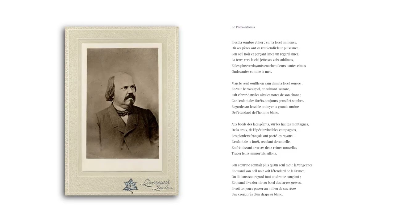 Le Potowatomis, Octave Crémazie