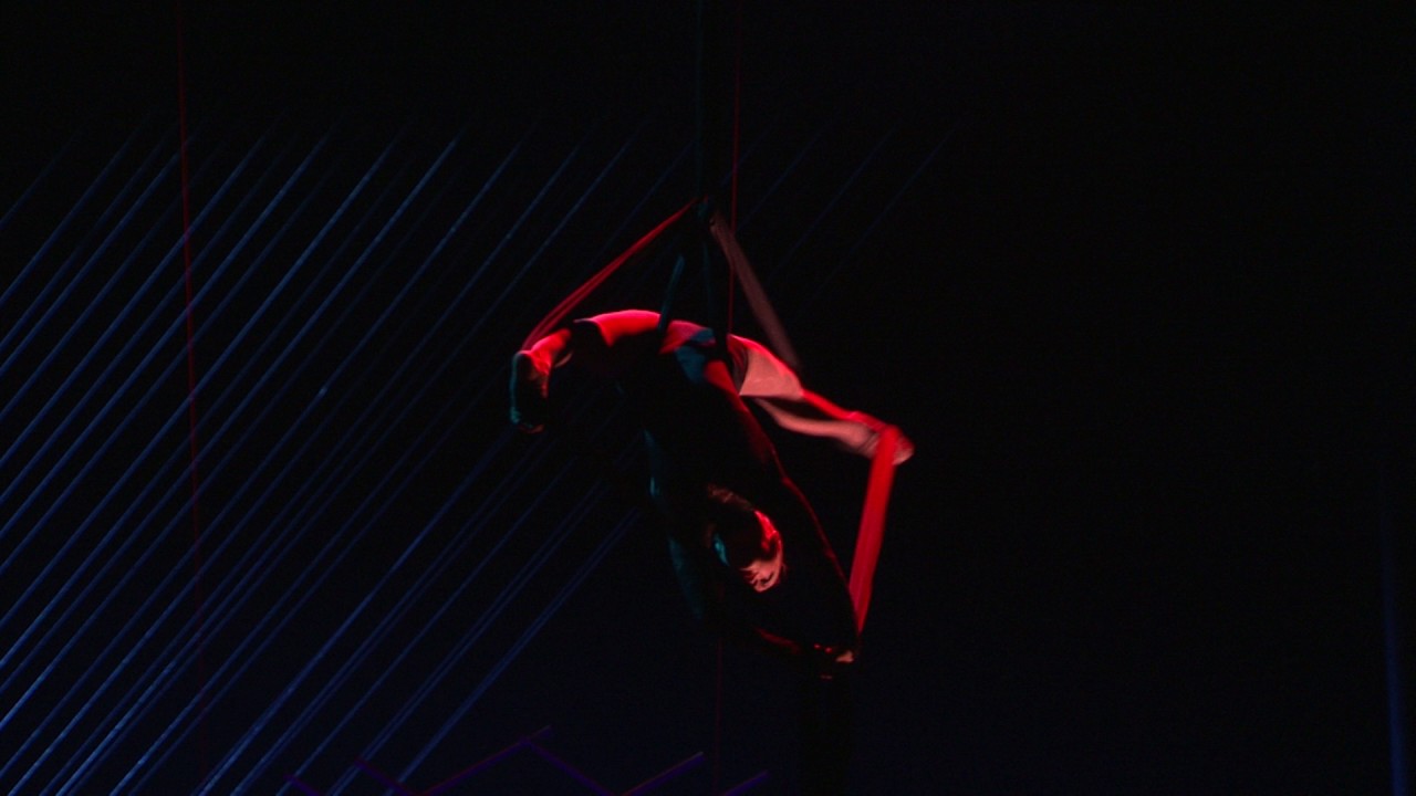 Aerial Silk Performance | Charlotte Michelon | TEDxWanChai