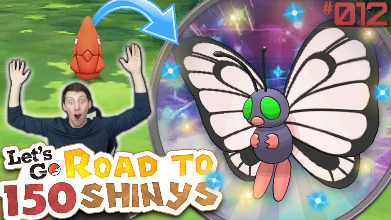 OMG! WE GOT SHINY BUTTERFREE REACTION! • Pokémon Let's Go Pikachu & Eevee SHINY #053
