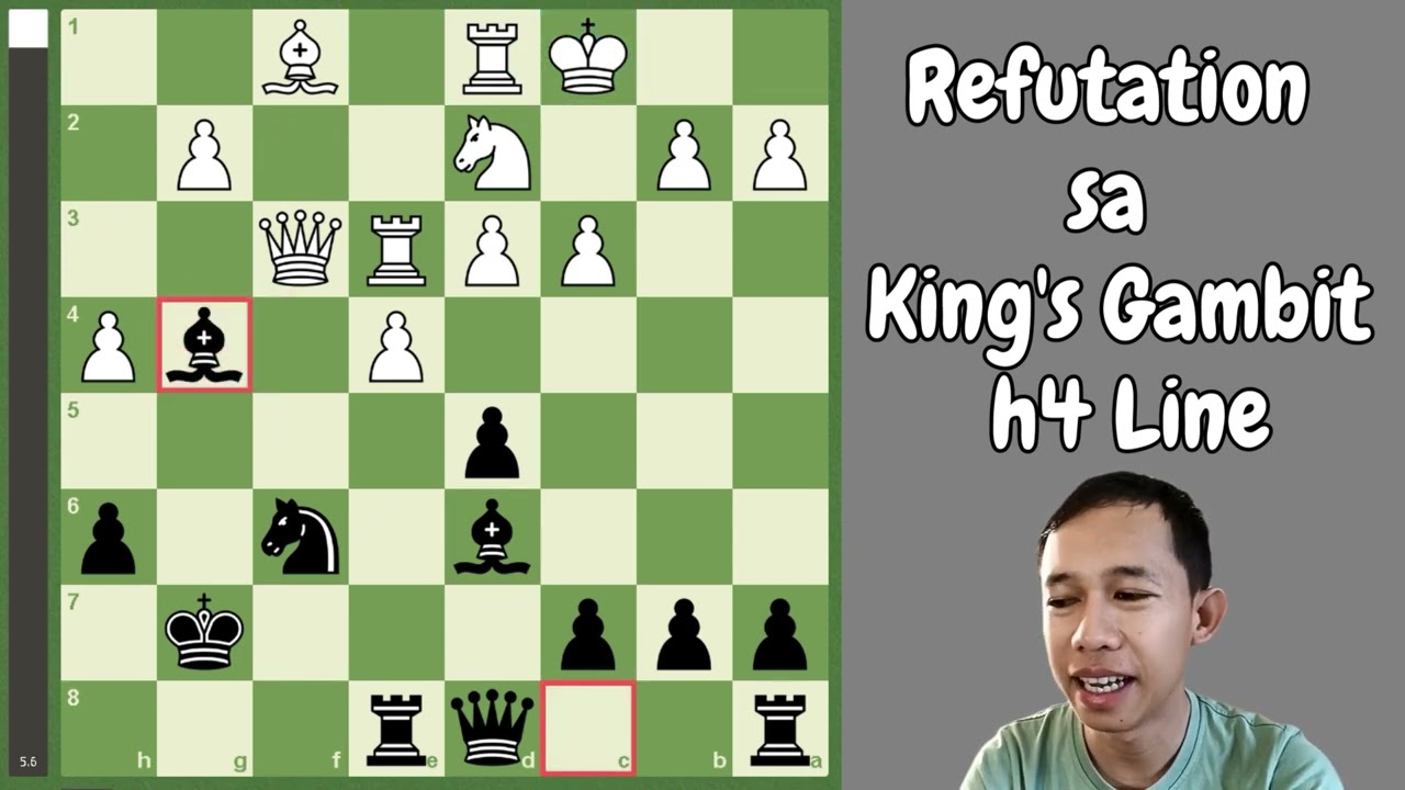 Refutation ng King's Gambit with h4 Line