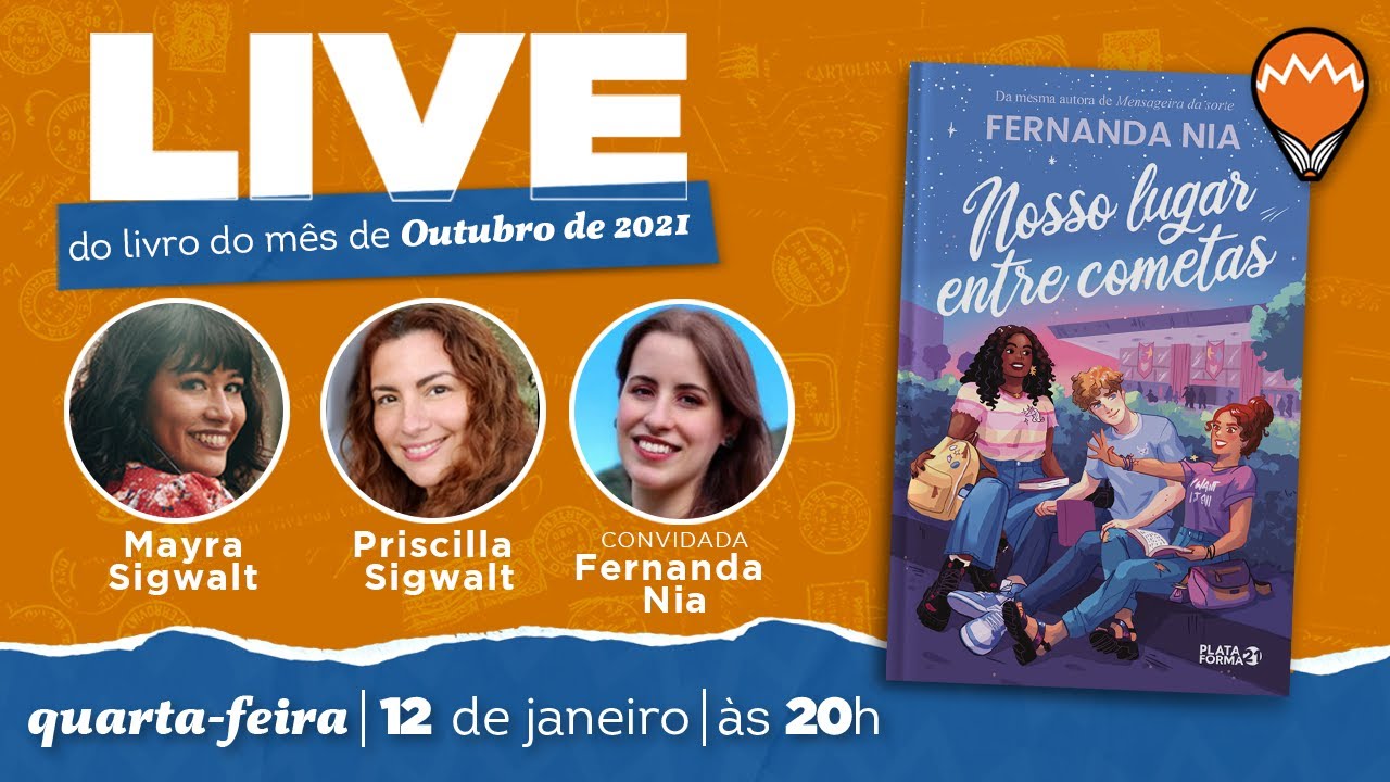 BATE PAPO SOBRE: Nosso Lugar entre cometas com Fernanda Nia