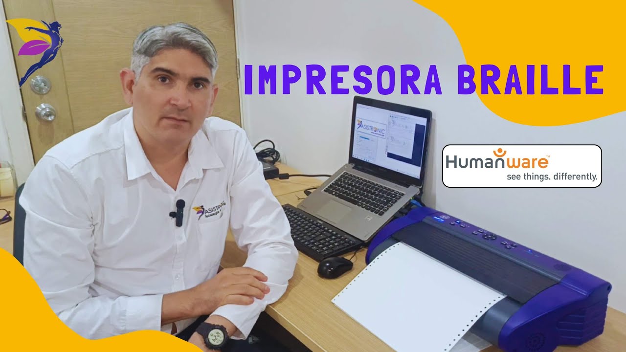 Impresora Braille en Colombia - Presentación y demostración