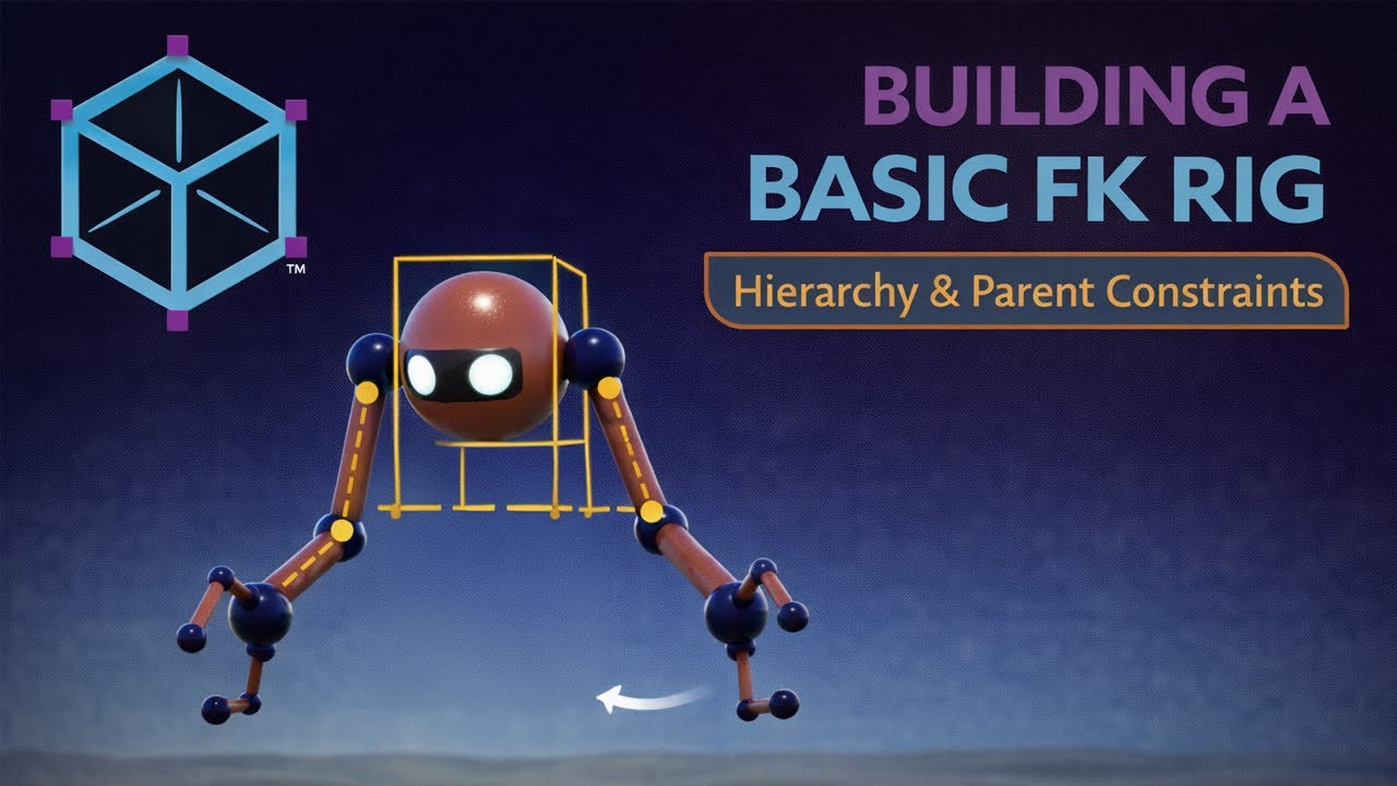 How Simple FK Rigs Are Built (No Skinning, No Complexity)