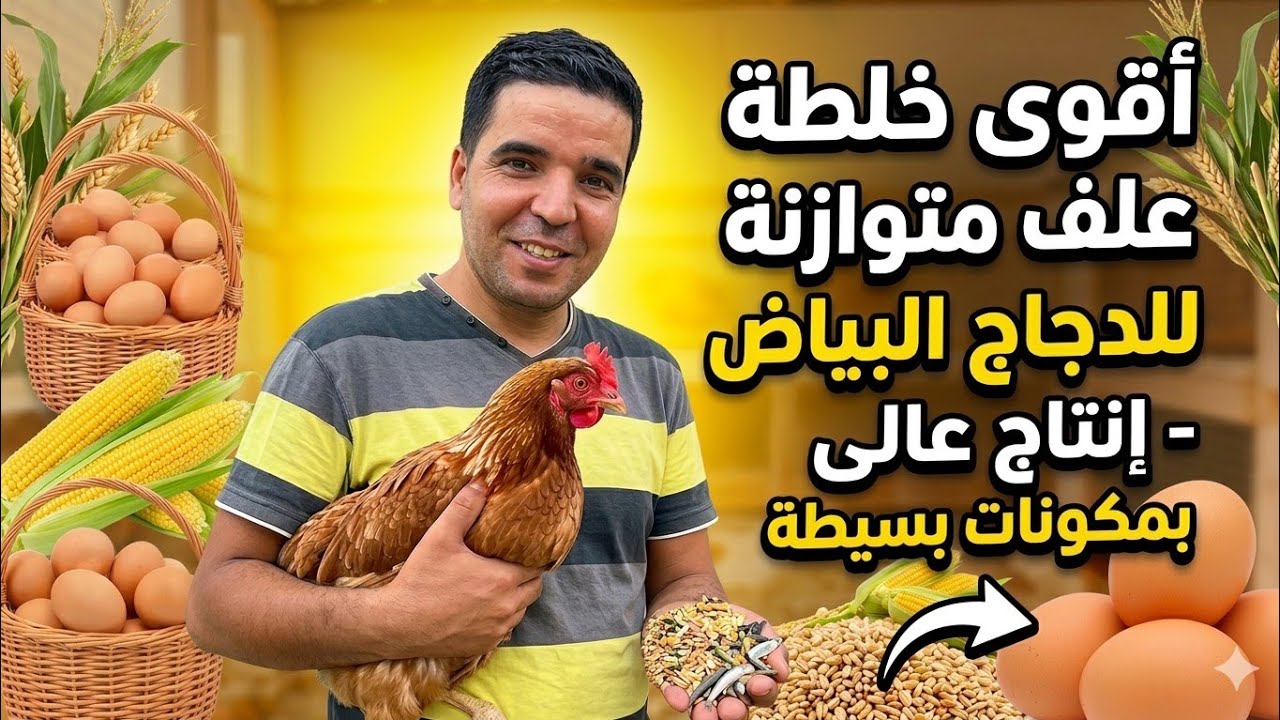 كيف تجعل دجاجك يبيض بنظام 100غرام/السر ليس فى كمية العلف/ تقسيم الوجبات صباحية و المساءية 