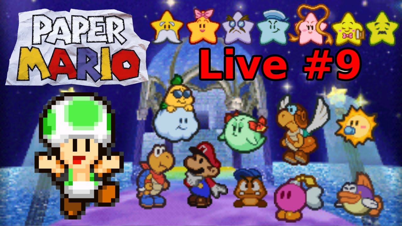 LIVE Paper Mario Playthough (Blind) #9