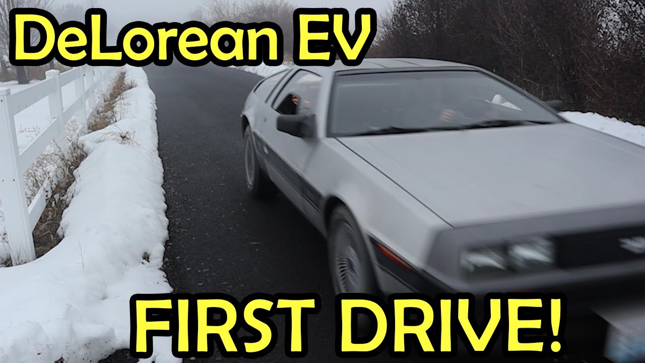 DeLorean EV Conversion - First Drive!