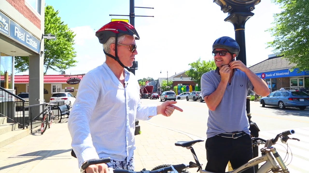 Biking Home with Colin and Justin