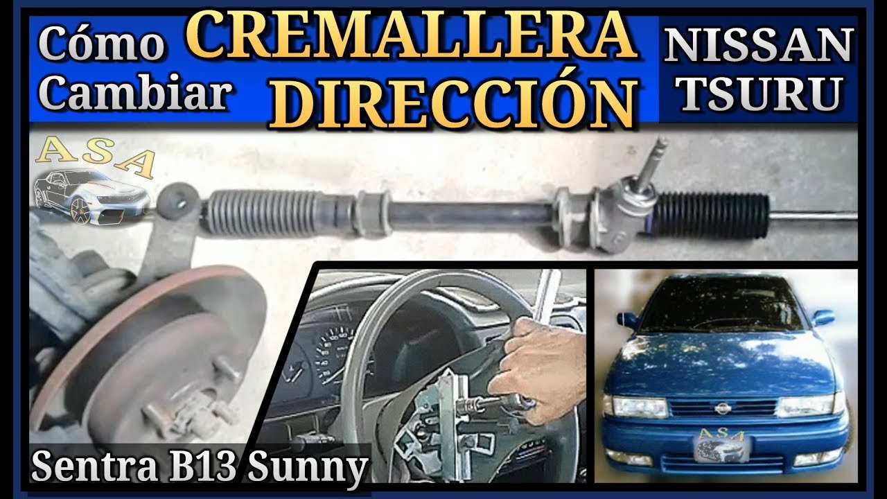 DIRECCIÓN, CREMALLERA,  Nissan Tsuru Sentra Sunny VOLANTE