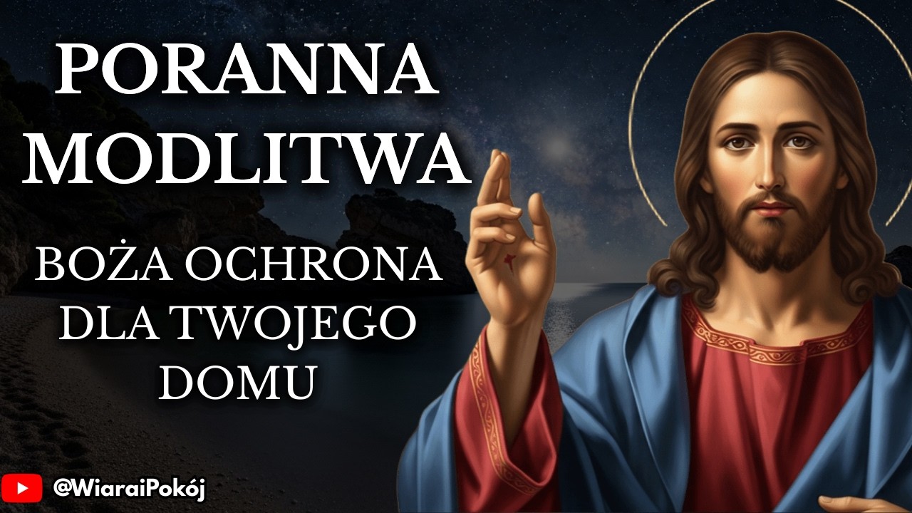 ♦️ MODLITWA PORANNA – NIECH BÓG CHRONI TWOJĄ RODZINĘ I DOM