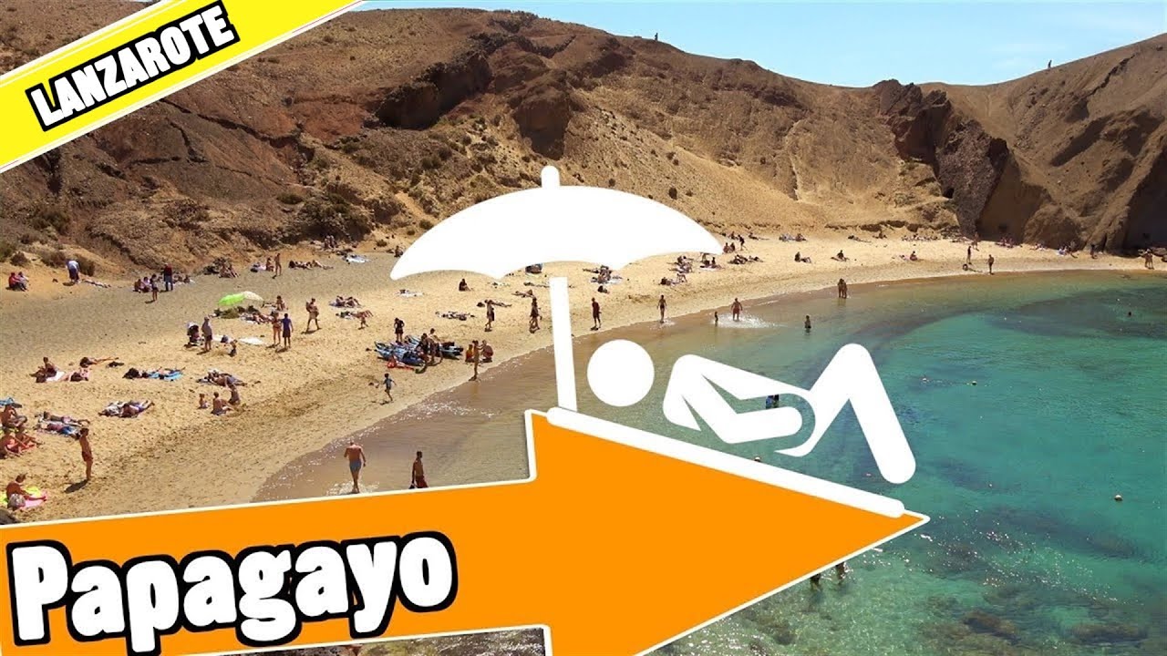 Playa Papagayo plaża Lanzarote Hiszpania