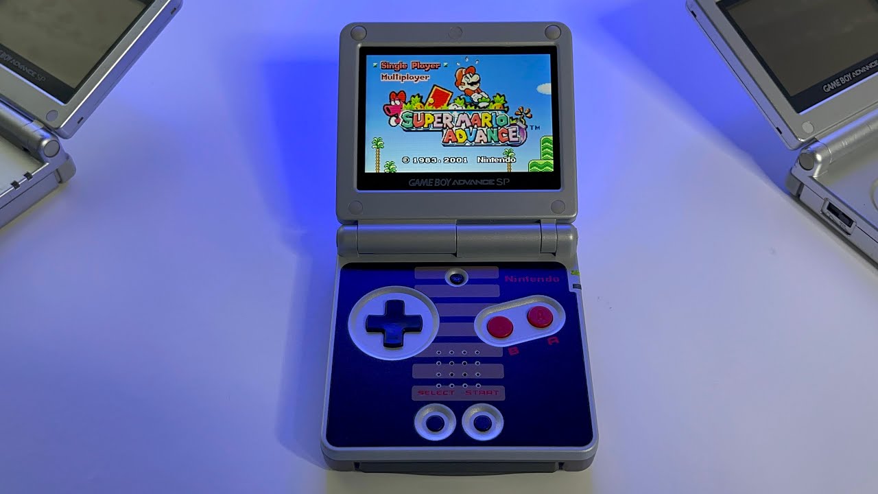 Super Mario Advance (Super Mario 2 & Mario Bros) | Gameboy Advance SP (IPS display) gameplay