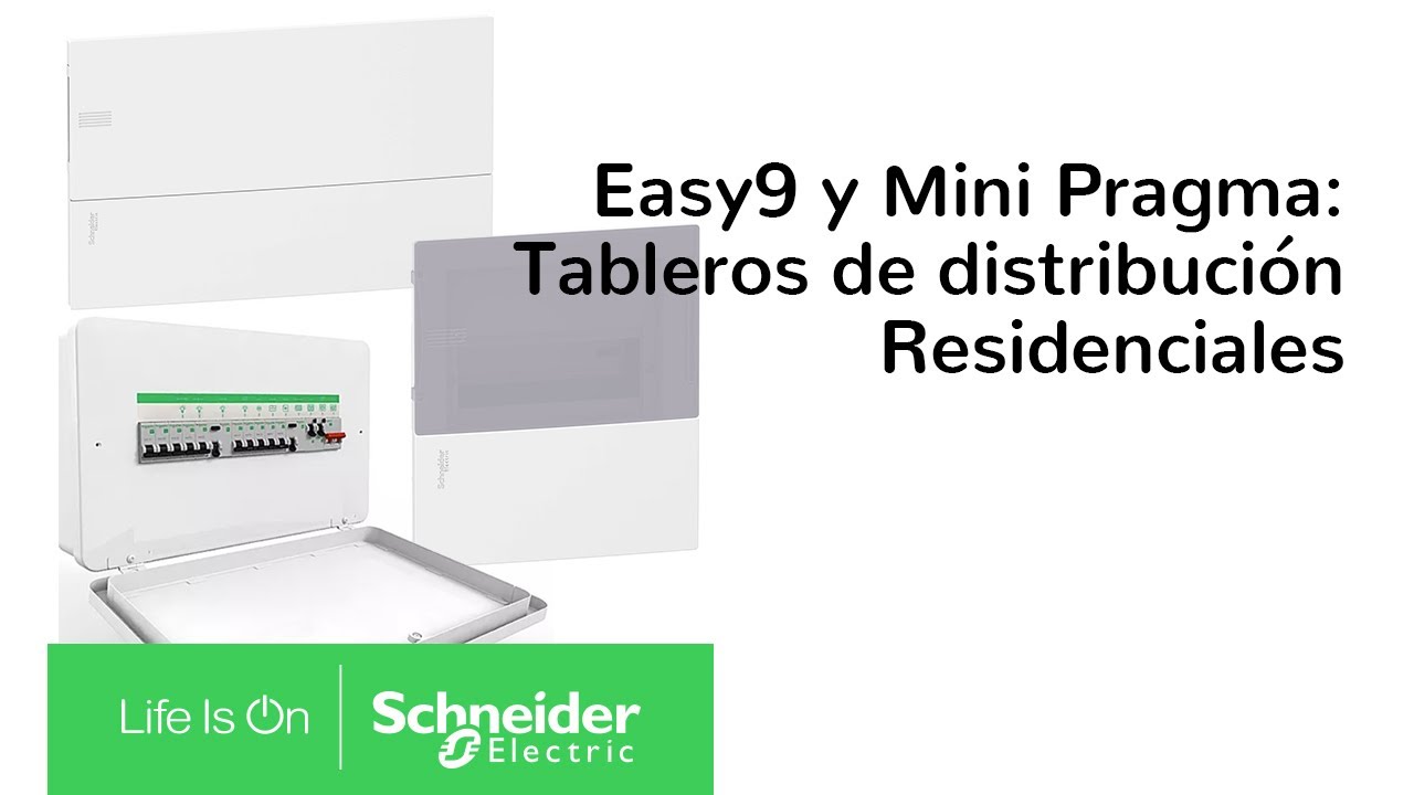 Easy9 y Mini Pragma: Tableros de Distribución Residenciales de Schneider Electric Chile