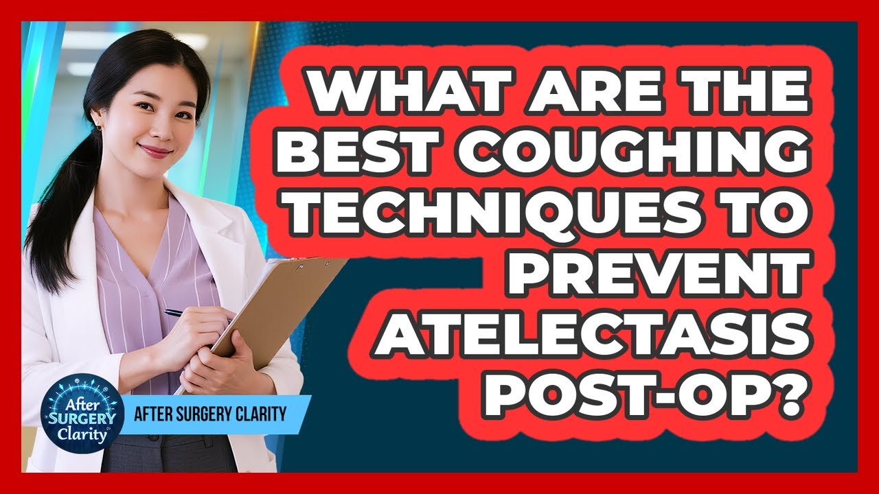 What Are The Best Coughing Techniques To Prevent Atelectasis Post-op? - After Surgery Clarity