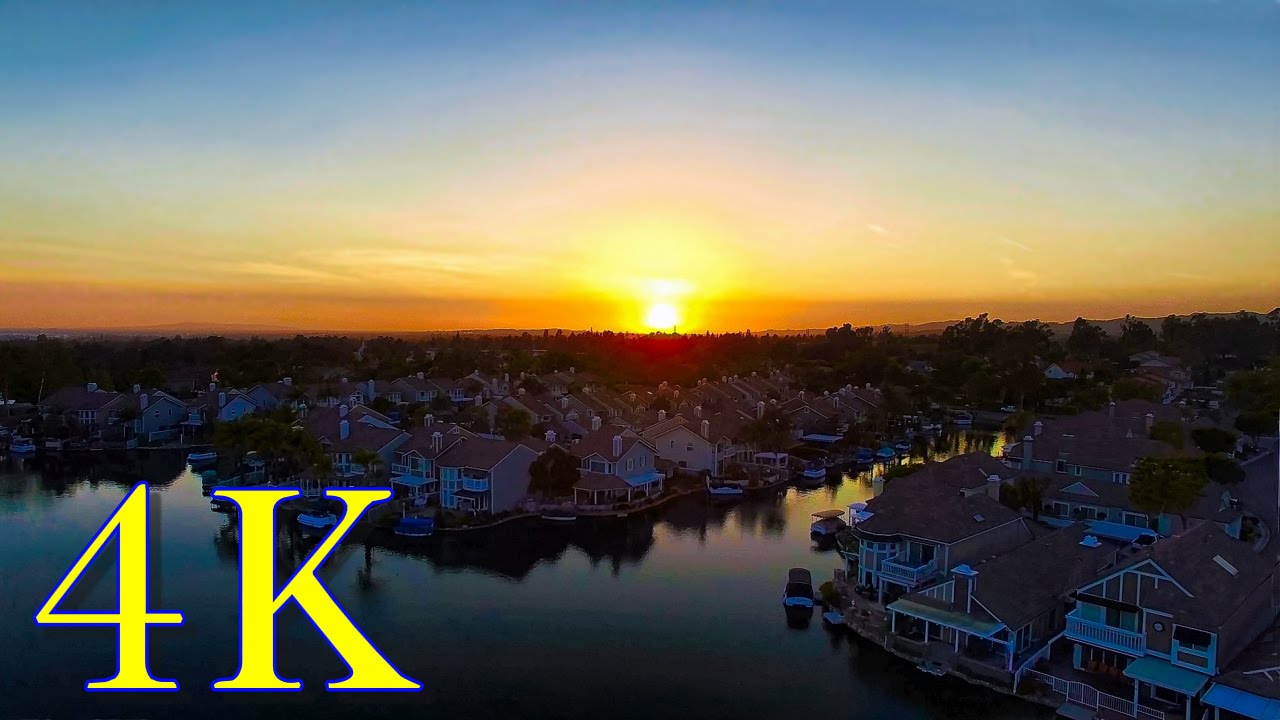 Phantom 3 Pro Drone Flight East Lake Village in Yorba Linda, 4K UHD