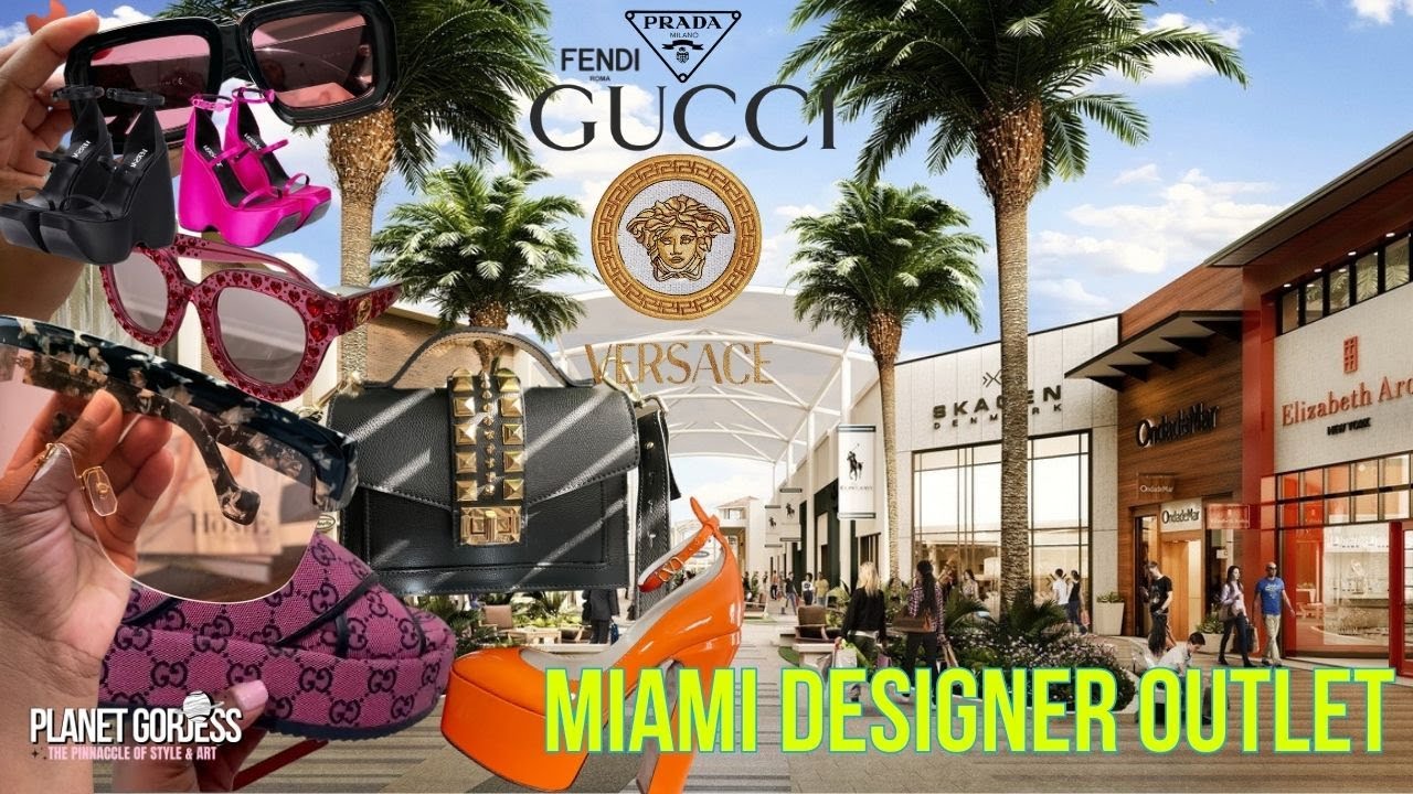 Miami  Luxury Outlet Shopping 2023 Sawgrass Mills Gucci, Versace, Fendi , Prada & More