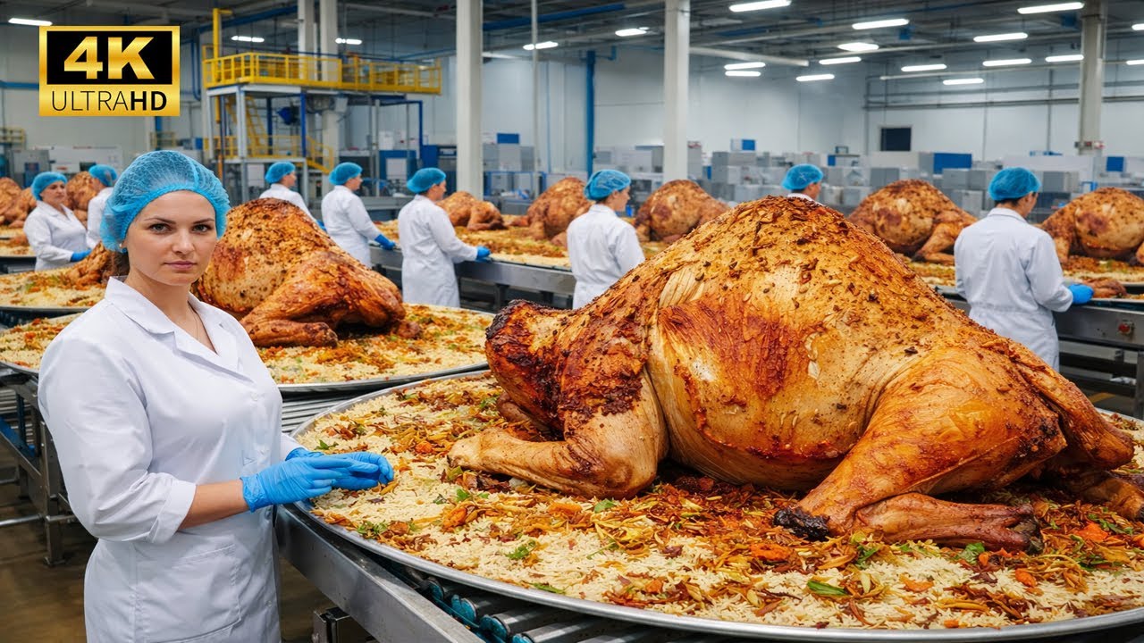 Inside a Modern American Factory | Giant Camel Biryani Production