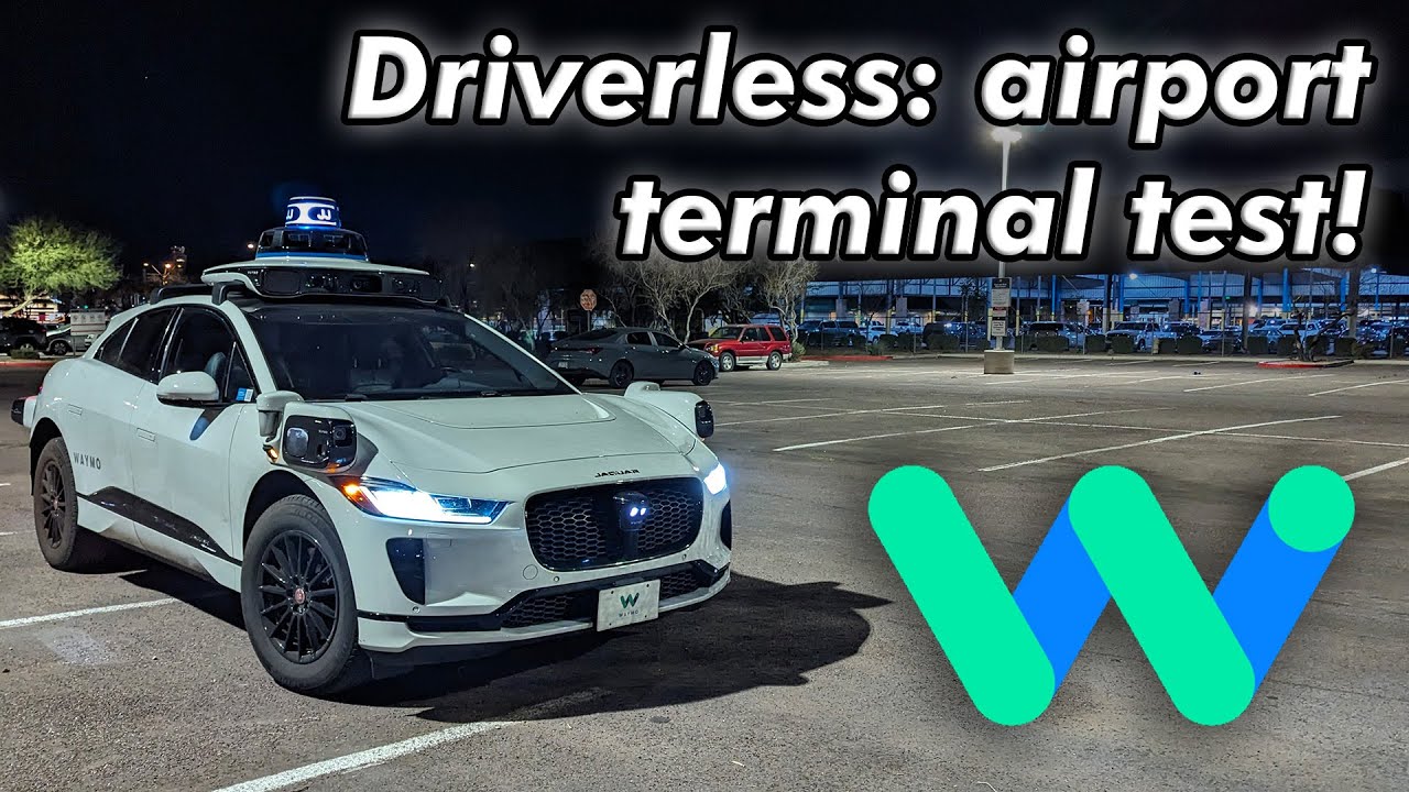 Беспилотный Waymo: тест в терминале аэропорта PHX! | JJRicks ездит с Waymo #121
