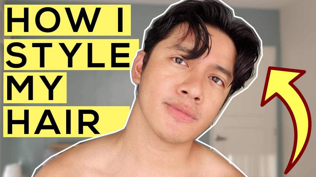 How I Style My Hair (Middle Part / Korean Hairstyle)