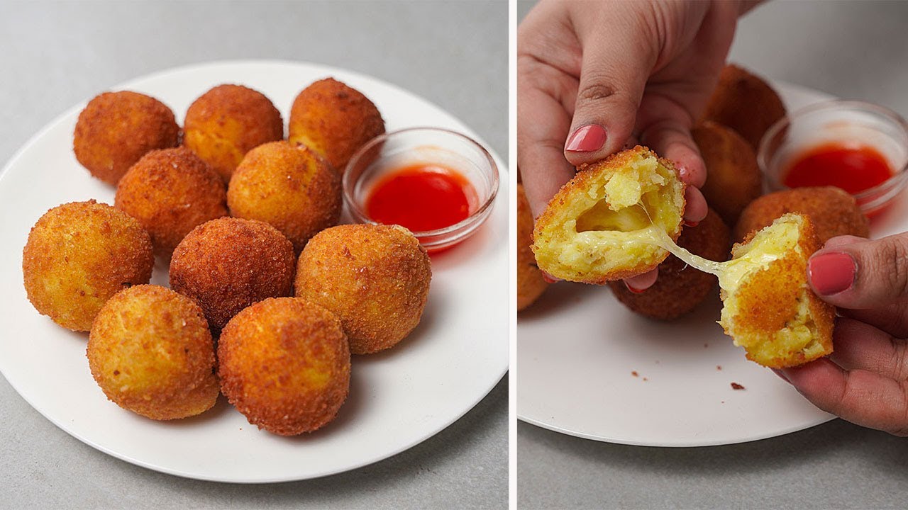 Potato Cheese Balls | Crispy Cheese Ball | Cheesy Potato Ball Recipe | Yummy
