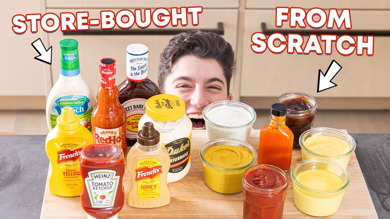 How To Make Every Condiment From Scratch | Eitan Bernath