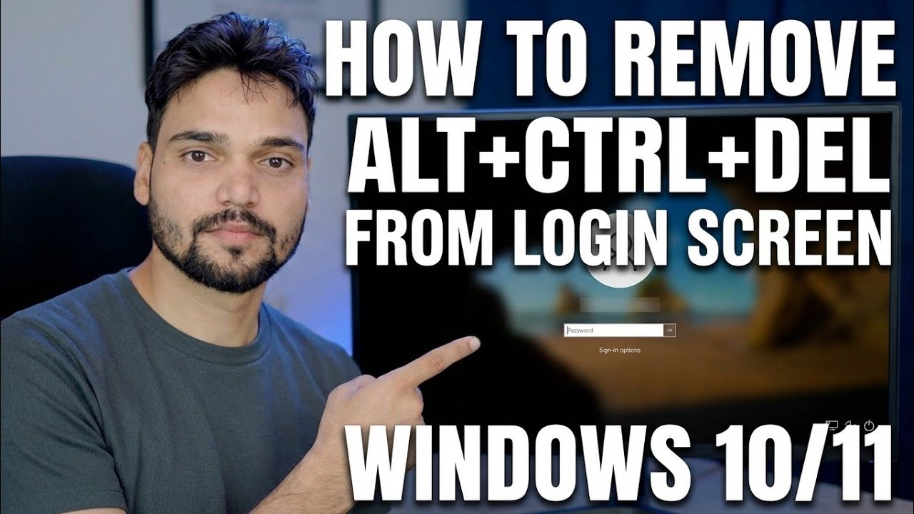 Disable Ctrl + Alt + Del in Windows 🔥 Complete Method