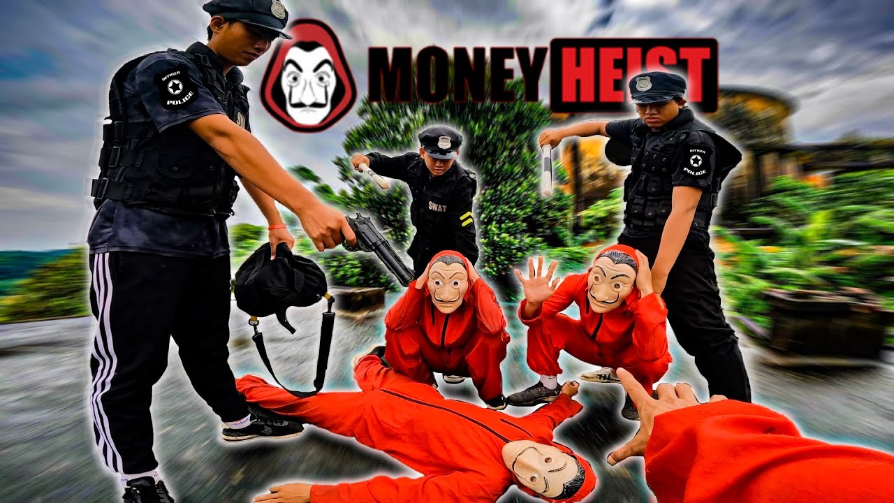 PARKOUR MONEY HEIST vs POLICE In Real Life 2.0 ( bella ciao remix ) phi vụ triệu đô