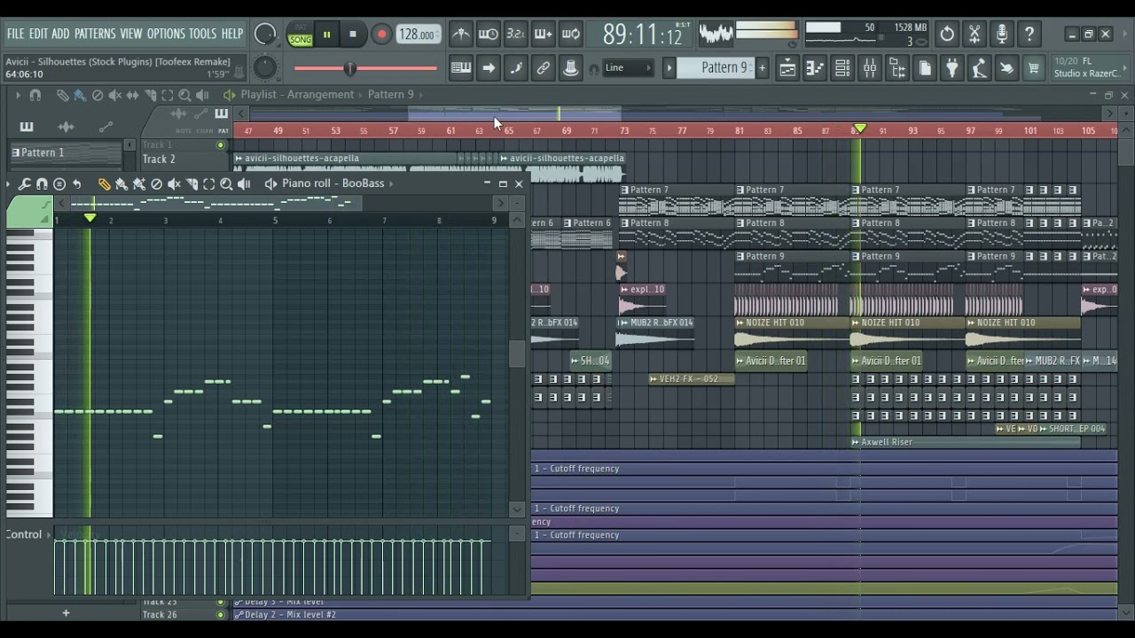 Avicii - Silhouettes (Full Remake With Stock Plugins, Vocal Added) + Free FLP