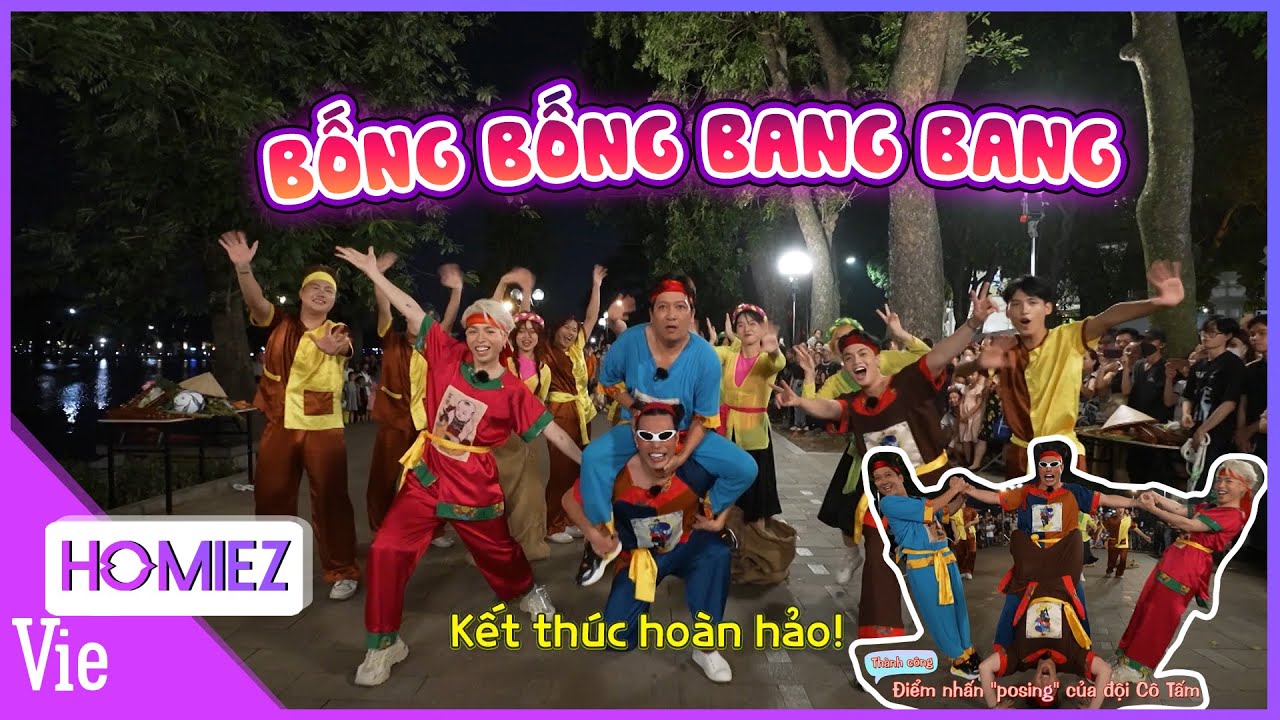 Dương Lâm, Trường Giang phá hit BỐNG BỐNG BANG BANG chinh phục thử thách nhảy đường phố
