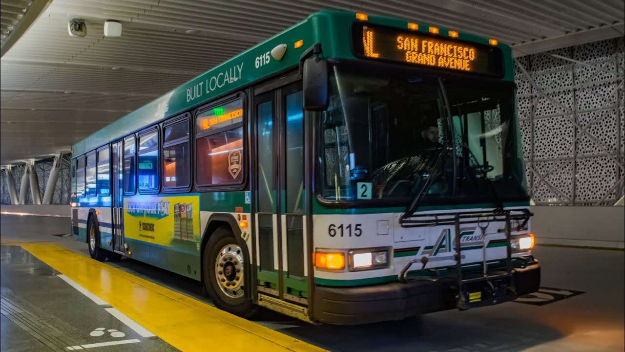 AC Transit 2013 Gillig Low Floor Suburban 40' #6115 - Ride Video 